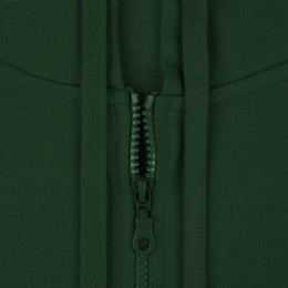 Толстовка на молнии с капюшоном Siverga 2.0, темно-зеленая