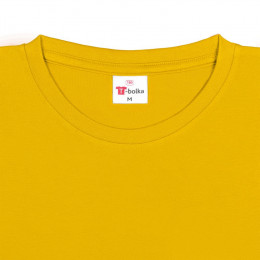 Футболка унисекс T-Bolka 180, желтая