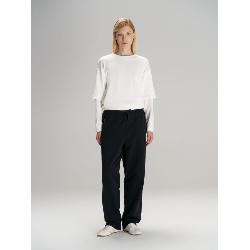 Футболка оверсайз с двойным рукавом Kosmos, молочно-белая