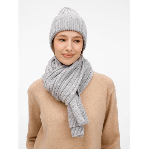 Шарф Bellish, светло-серый меланж