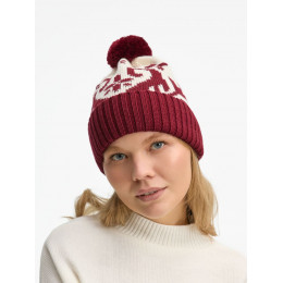 Шапка Wintertude, красная с белым