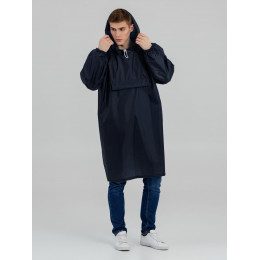 Дождевик-анорак Alatau, темно-синий, единый размер