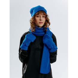 Шапка Fleecy, ярко-синяя