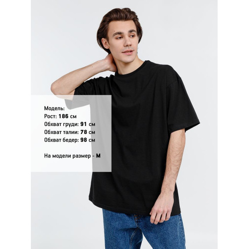 Футболка оверсайз унисекс Big Haul, черная