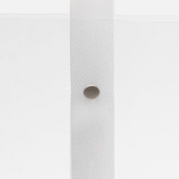 Шопер Clear Fest, ver.2, прозрачный с белыми ручками