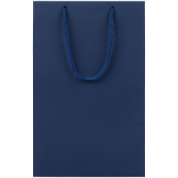 Пакет бумажный Porta S, вертикальный, темно-синий