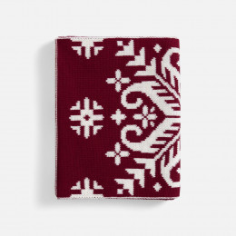 Шарф Wintertude M, красный с белым