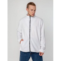 Куртка флисовая унисекс Manakin, белая