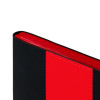 Ежедневник Bookmark, недатированный, черный с красным