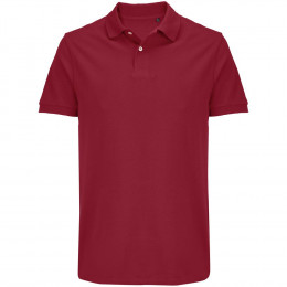 Рубашка поло женская Pacific Women, красная (бургунди)