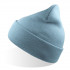 Шапка вязаная  двойная Wind-S, светло-голубой, 100% переработанный полиэстер