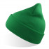 Шапка вязаная  двойная Wind-S, зелёный, 100% переработанный полиэстер