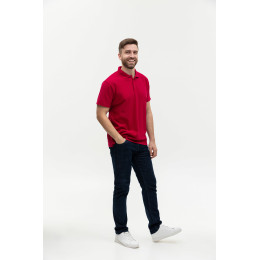 Рубашка поло мужская STAN хлопок/полиэстер 185, 04