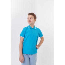 Рубашка поло детская STAN с окантовкой хлопок/полиэстер 185, 04TJ