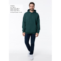 Худи унисекс STAN оверсайз футер без начёса 350, 66