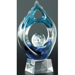 Награда хрустальная GS116C-32 32см+футляр