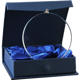 Медаль хрустальная GM0002 60х6мм футляр в комплекте