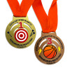 Медаль 1-слойная из металла с полноцветной печатью D-70, толщина 2 мм