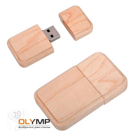 USB flash-карта "Wood"                                                                                          бежевый   